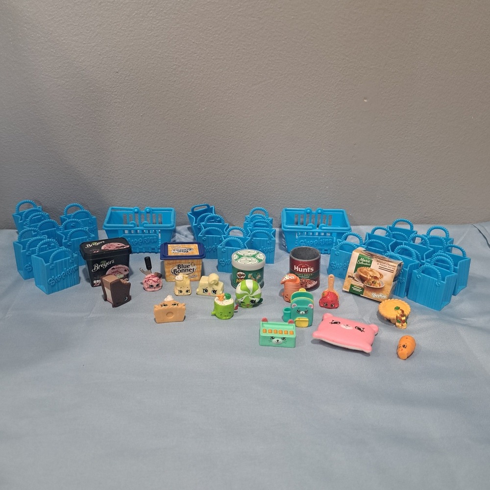 Shopkins Real Littles Lot Breyers Blue Bonnet Pringles Hunts‎ Bags Baskets 40+